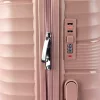 Jony  rosegold ABS 3 részes keményfalú bőrönd szett 54/64/74 cm