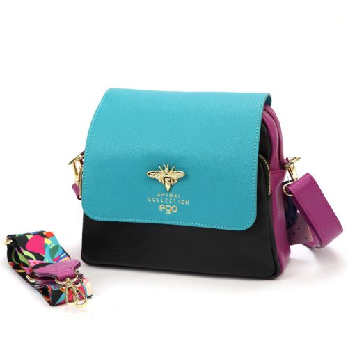 EGO ES0163RA 010224WL női bőr válltáska, oldaltáska, crossbody 25.5 x 22.5 x 12 cm