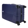 Pierre Cardin ISTANBUL MED10 x3 Z kék ABS 3 részes keményfalú bőrönd szett 55/65/75 cm