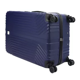   Pierre Cardin ISTANBUL MED10 x3 Z kék ABS 3 részes keményfalú bőrönd szett 55/65/75 cm