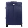 Pierre Cardin ISTANBUL MED10 x3 Z kék ABS 3 részes keményfalú bőrönd szett 55/65/75 cm