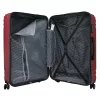 Pierre Cardin ISTANBUL MED10 x3 Z bordó ABS keményfalú 3 részes bőrönd szett 55/65/75 cm
