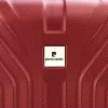 Pierre Cardin ISTANBUL MED10 x3 Z bordó ABS keményfalú 3 részes bőrönd szett 55/65/75 cm