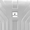 Pierre Cardin ISTANBUL MED10 x3 Z ezüst ABS keményfalú 3 részes bőrönd szett 55/65/75 cm