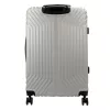 Pierre Cardin ISTANBUL MED10 x3 Z ezüst ABS keményfalú 3 részes bőrönd szett 55/65/75 cm