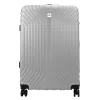 Pierre Cardin ISTANBUL MED10 x3 Z ezüst ABS keményfalú 3 részes bőrönd szett 55/65/75 cm