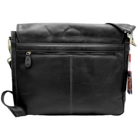   Peterson PTN LP-8173-COM fekete bőr laptoptáska 37 x 31 x 12.5 cm