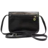 Florence 5511 fekete női bőr válltáska, oldaltáska, crossbody 19 x 14 x 9 cm