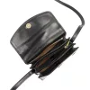 Florence 5511 fekete női bőr válltáska, oldaltáska, crossbody 19 x 14 x 9 cm
