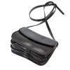 Florence 5511 fekete női bőr válltáska, oldaltáska, crossbody 19 x 14 x 9 cm