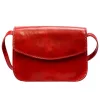 Florence 5511 piros női bőr válltáska, oldaltáska, crossbody 19 x 14 x 9 cm