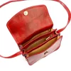 Florence 5511 piros női bőr válltáska, oldaltáska, crossbody 19 x 14 x 9 cm