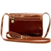 Florence 5511 barna női bőr válltáska, oldaltáska, crossbody 19 x 14 x 9 cm