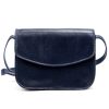Florence 5511 navy női bőr válltáska, oldaltáska, crossbody 19 x 14 x 9 cm