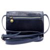 Florence 5511 navy női bőr válltáska, oldaltáska, crossbody 19 x 14 x 9 cm