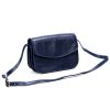 Florence 5511 navy női bőr válltáska, oldaltáska, crossbody 19 x 14 x 9 cm