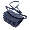 Florence 5511 navy női bőr válltáska, oldaltáska, crossbody 19 x 14 x 9 cm