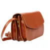 Florence 5511 barna női bőr válltáska, oldaltáska, crossbody 19 x 14 x 9 cm
