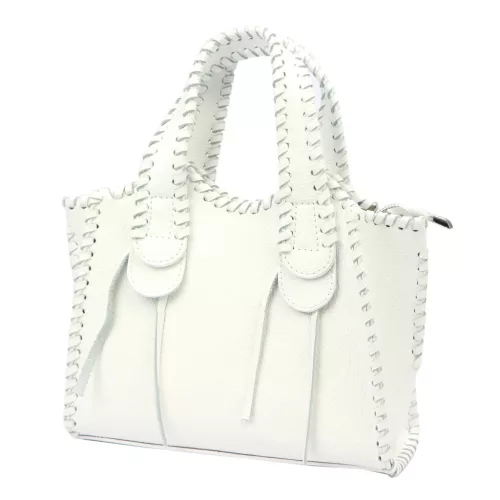 Luka 24-028 DOLLARO fehér női bőr kézitáska, oldaltáska 31 x 23 x 11 cm
