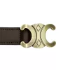 Gregorio BLT-001-105 sötétbarna női valódi bőr öv 105 x 2.5 cm