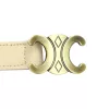 Gregorio BLT-001-105 bézs női marhabőr öv 105 x 2.5 cm