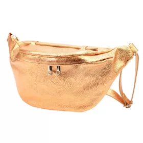   Luka 24-010 DOLLARO MET rosegold női bőr övtáska, crossbody 34 x 19 x 13 cm