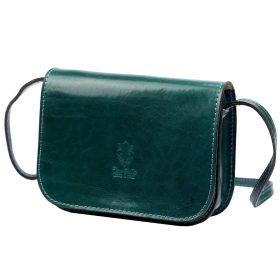   Florence 45 tengerkék női bőr válltáska, oldaltáska 19 x 13.5 x 7 cm