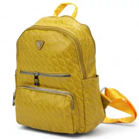   Sergio Valentini 7172 sárga fényes anyagú női hátizsák 13 x 34 x 29 cm