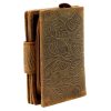 Gregorio BD02 D09 barna női bőr pénztárca 9.5 x 13.5 x 4 cm