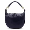 Luka 24-030 navy női bőr kézitáska, válltáska, oldaltáska 27 x 25 x 8 cm