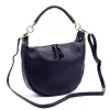 Luka 24-030 navy női bőr kézitáska, válltáska, oldaltáska 27 x 25 x 8 cm