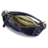 Luka 24-030 navy női bőr kézitáska, válltáska, oldaltáska 27 x 25 x 8 cm