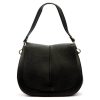 Luka 24-033 fekete női bőr kézitáska, válltáska, oldaltáska 27 x 21 x 9.5 cm