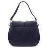 Luka 24-033 navy női bőr kézitáska, válltáska, oldaltáska 27 x 21 x 9.5 cm