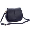 Luka 24-033 navy női bőr kézitáska, válltáska, oldaltáska 27 x 21 x 9.5 cm