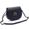 Florence 38 navy kék női bőr válltáska, oldaltáska 21 x 19 x 7.5 cm
