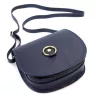 Florence 38 navy kék női bőr válltáska, oldaltáska 21 x 19 x 7.5 cm