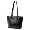 Florence 47 fekete női bőr kézitáska, válltáska, shopper 39 x 28 x 10.5 cm