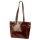 Florence 47 barna női bőr kézitáska, válltáska, shopper 39 x 28 x 10.5 cm