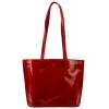 Florence 47 piros női bőr kézitáska, válltáska, shopper 39 x 28 x 10.5 cm
