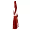 Florence 47 piros női bőr kézitáska, válltáska, shopper 39 x 28 x 10.5 cm