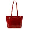 Florence 47 piros női bőr kézitáska, válltáska, shopper 39 x 28 x 10.5 cm