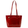 Florence 47 piros női bőr kézitáska, válltáska, shopper 39 x 28 x 10.5 cm