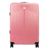 Pierre Cardin ISTANBUL rózsaszín abs 3 részes bőrönd szett 55/65/75 cm