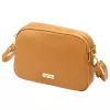 MiaMore 01-068 barna női bőr válltáska, oldaltáska, crossbody 26 x 19 x 8 cm