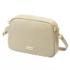 MiaMore 01-068 bézs női bőr válltáska, oldaltáska, crossbody 26 x 19 x 8 cm