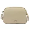 MiaMore 01-068 bézs női bőr válltáska, oldaltáska, crossbody 26 x 19 x 8 cm