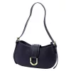 Luka 24-037 navy kék női bőr kézitáska, válltáska 29 x 17 x 6 cm
