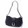 Luka 24-037 navy kék női bőr kézitáska, válltáska 29 x 17 x 6 cm