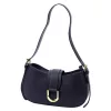 Luka 24-037 navy kék női bőr kézitáska, válltáska 29 x 17 x 6 cm